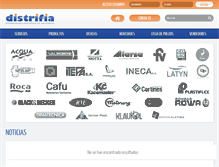 Tablet Screenshot of distrifia.com
